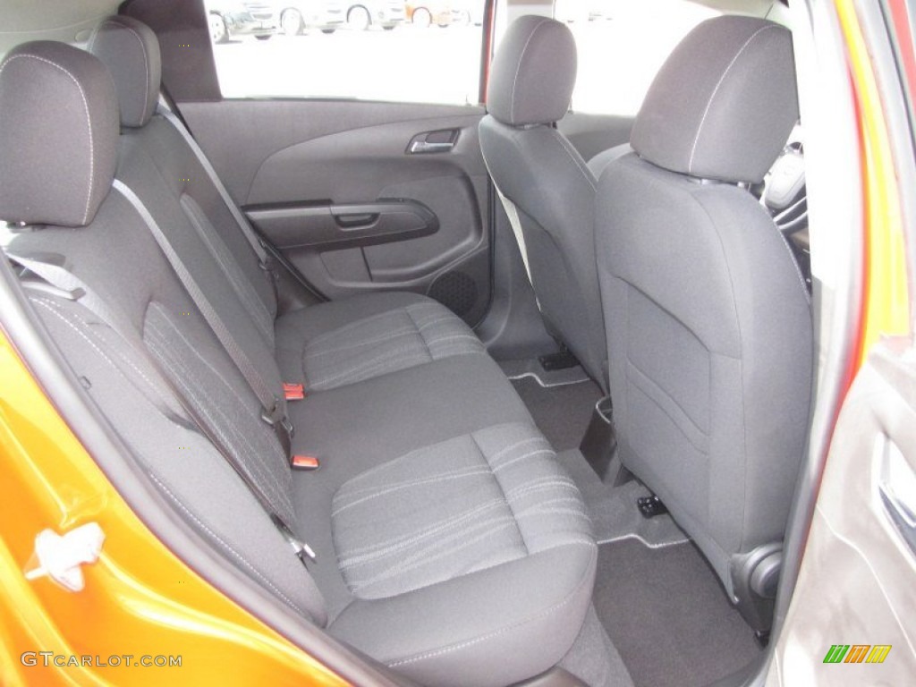 Jet Black/Dark Titanium Interior 2012 Chevrolet Sonic LT Hatch Photo #54749178