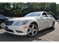 designo Mystic White 2009 Mercedes-Benz S 550 4Matic Sedan Exterior