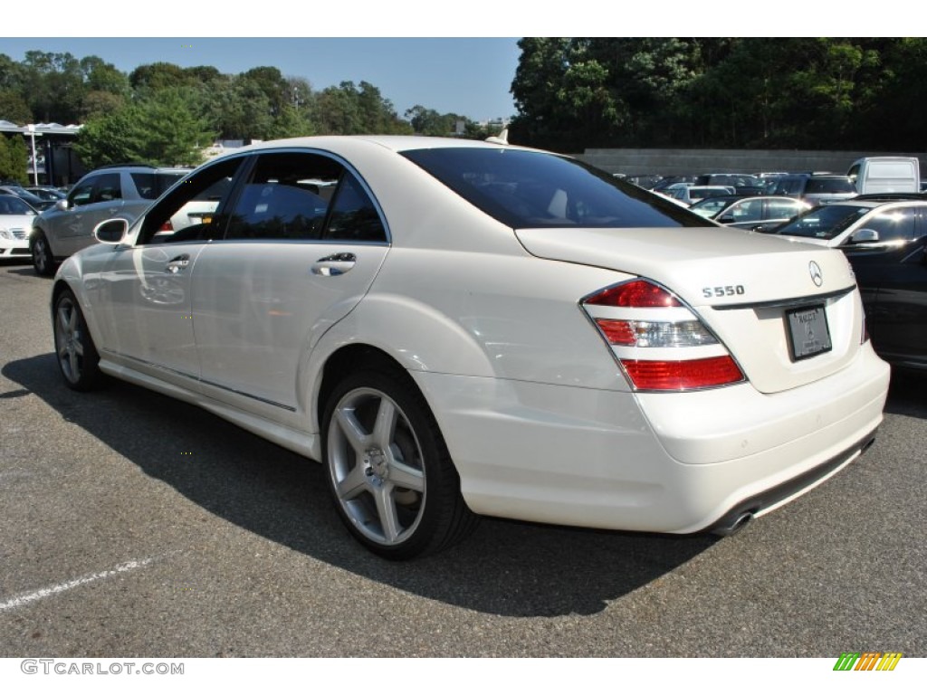 2009 S 550 4Matic Sedan - designo Mystic White / Black/Savanna photo #3