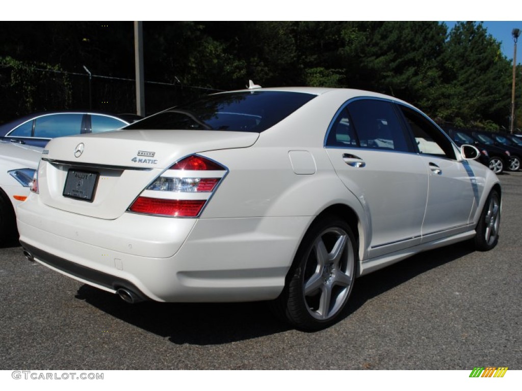 2009 S 550 4Matic Sedan - designo Mystic White / Black/Savanna photo #5