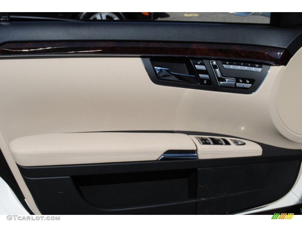 2009 S 550 4Matic Sedan - designo Mystic White / Black/Savanna photo #10