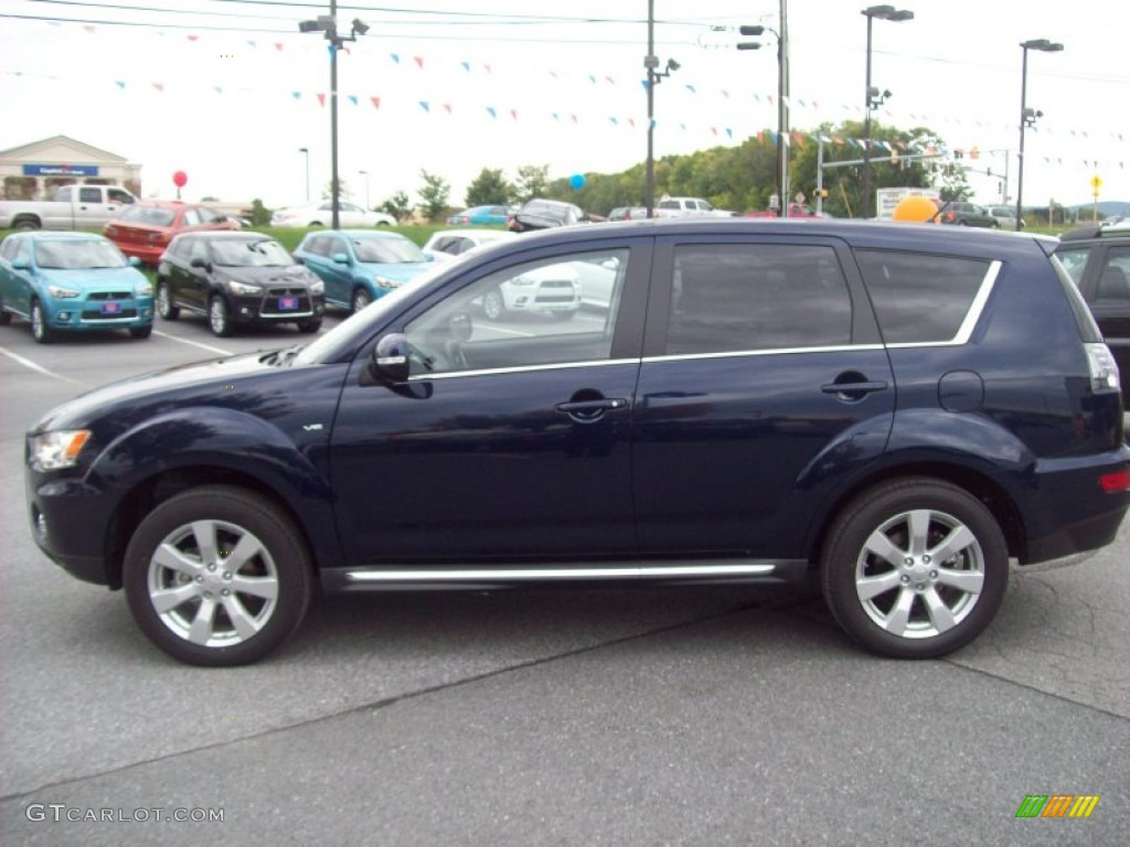 Cosmic Blue Metallic 2012 Mitsubishi Outlander GT Exterior Photo #54750858