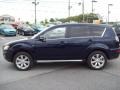 Cosmic Blue Metallic 2012 Mitsubishi Outlander GT Exterior