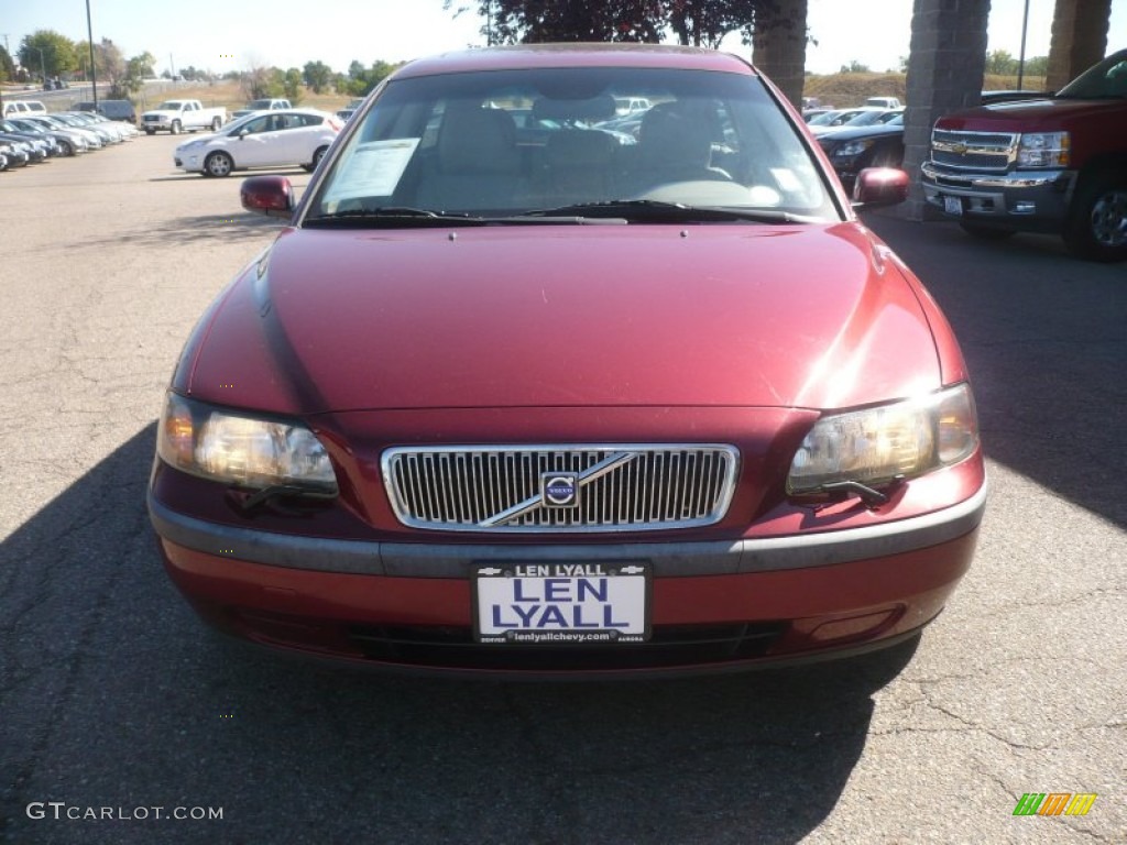 2004 V70 2.4 - Ruby Red Metallic / Beige/Light Sand photo #3