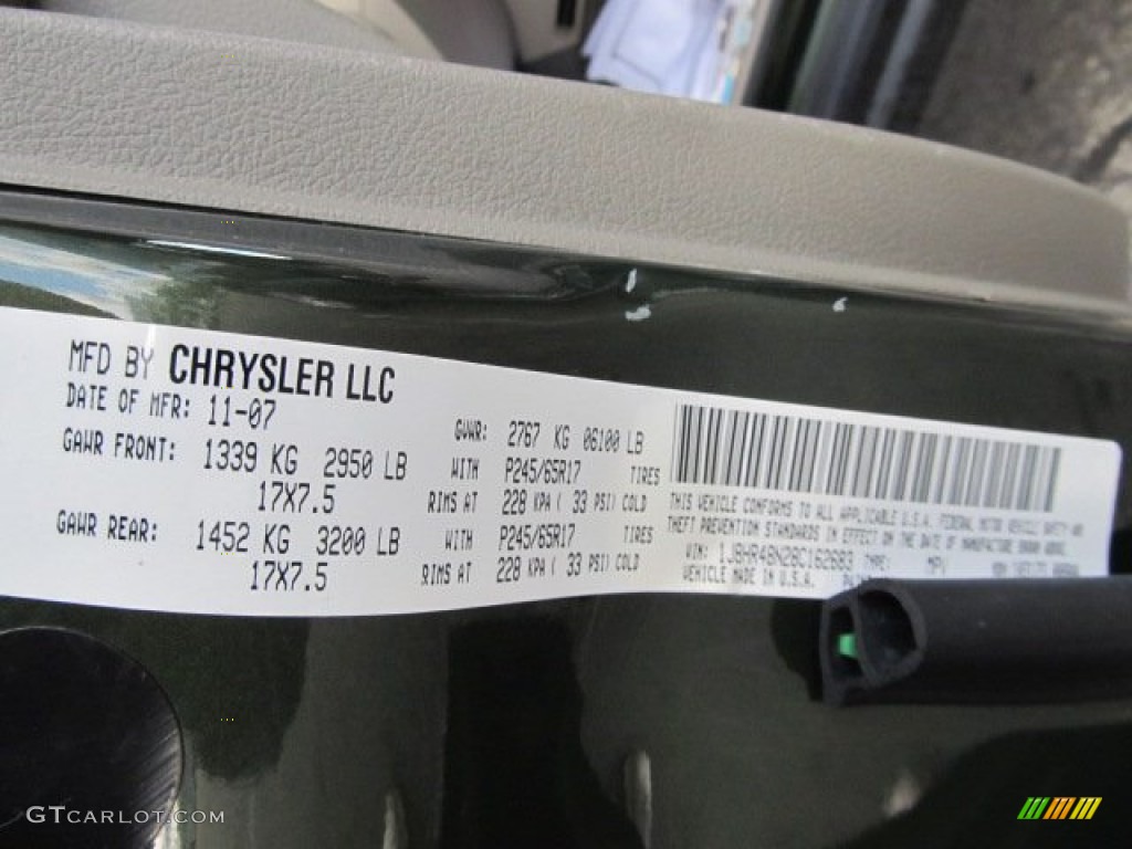 2008 Grand Cherokee Laredo 4x4 - Jeep Green Metallic / Khaki photo #24