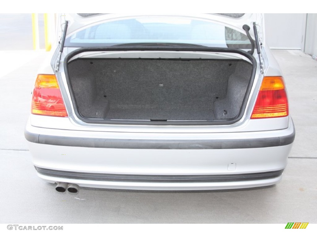 2000 3 Series 323i Sedan - Titanium Silver Metallic / Grey photo #18