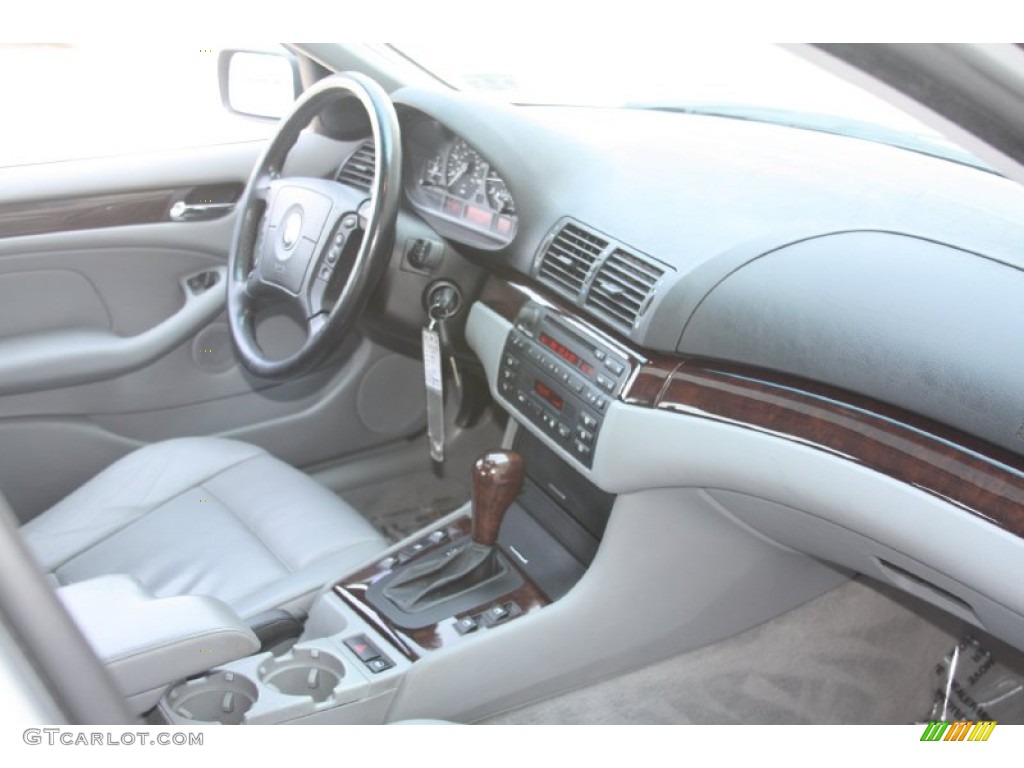 2000 3 Series 323i Sedan - Titanium Silver Metallic / Grey photo #22