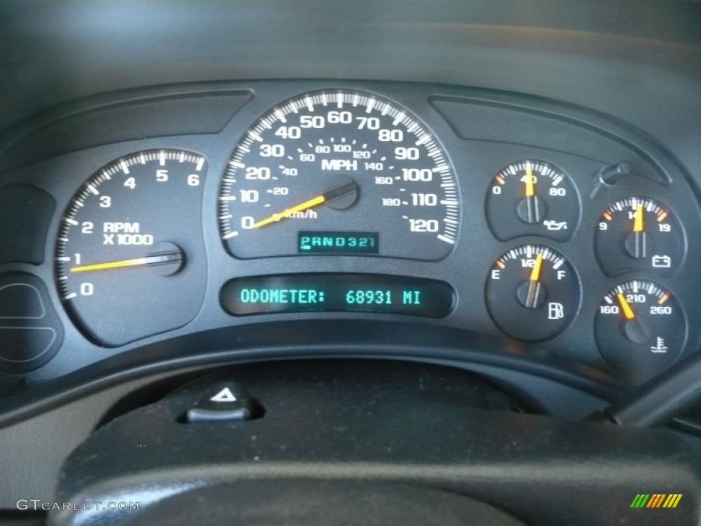 2004 Chevrolet Silverado 1500 LS Extended Cab 4x4 Gauges Photo #54751757