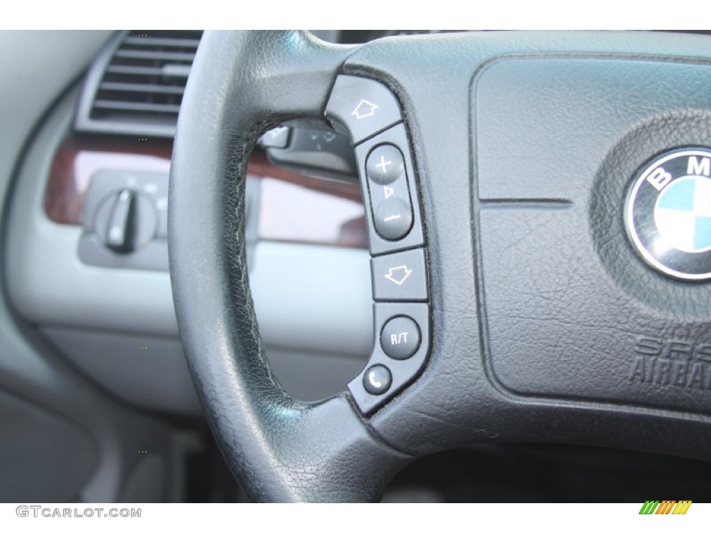 2000 3 Series 323i Sedan - Titanium Silver Metallic / Grey photo #38