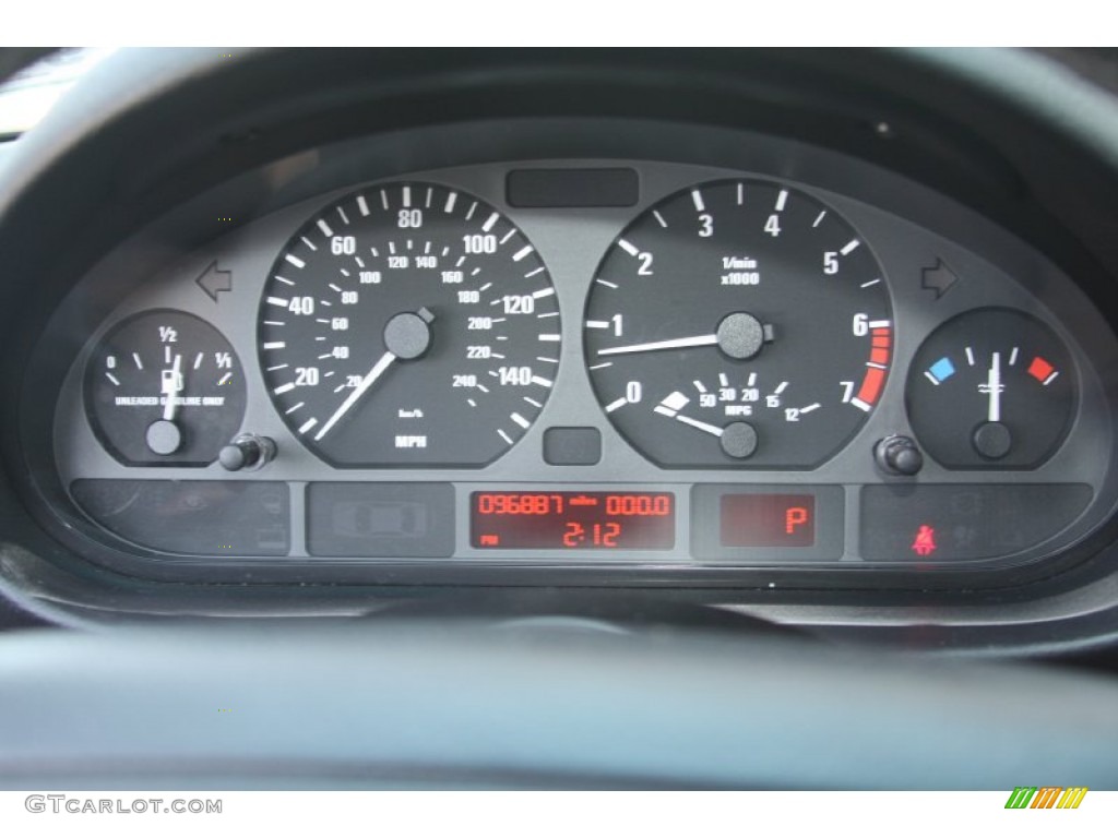 2000 3 Series 323i Sedan - Titanium Silver Metallic / Grey photo #39
