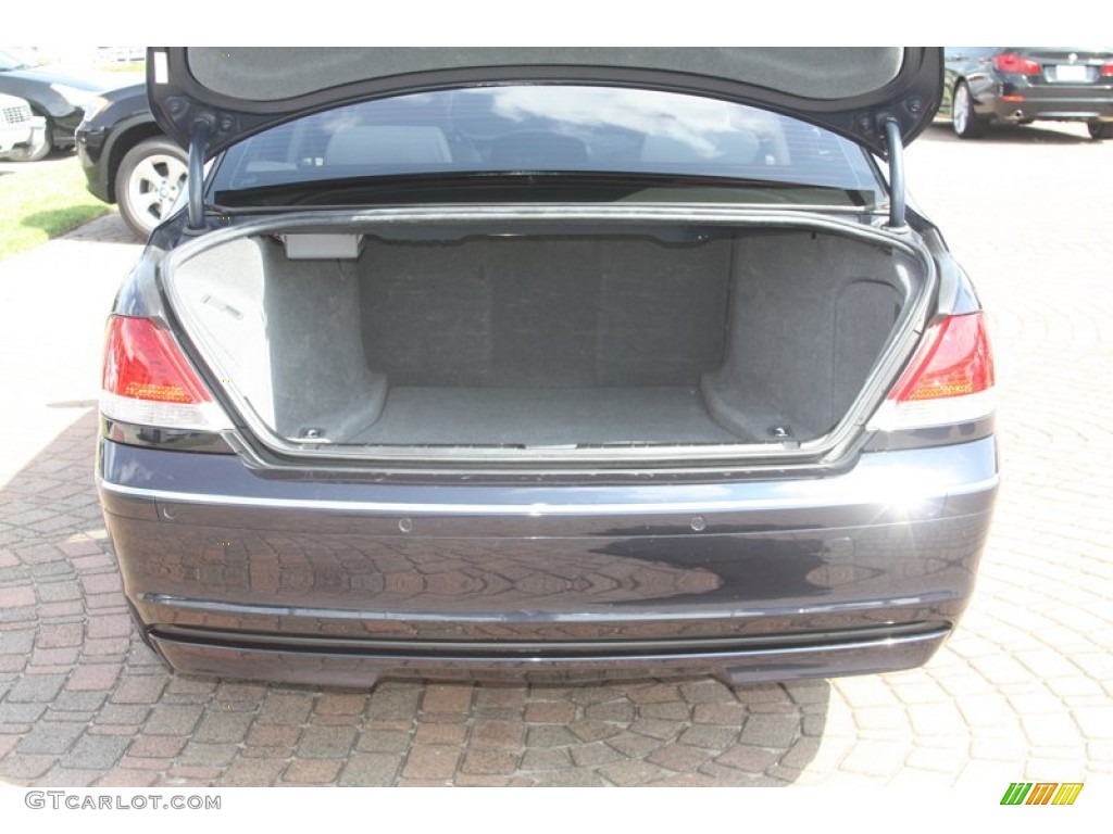 2006 7 Series 750Li Sedan - Monaco Blue Metallic / Black/Cream Beige photo #24
