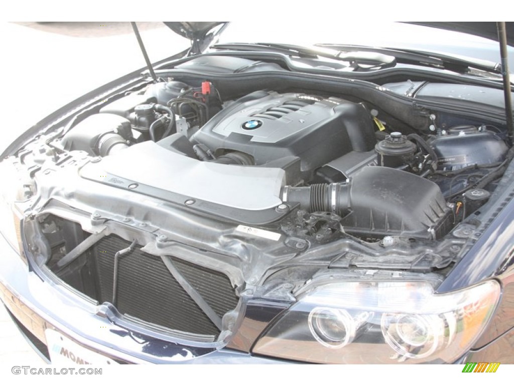 2006 7 Series 750Li Sedan - Monaco Blue Metallic / Black/Cream Beige photo #35