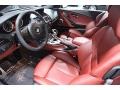 Indianapolis Red Full Merino Leather 2009 BMW M6 Coupe Interior