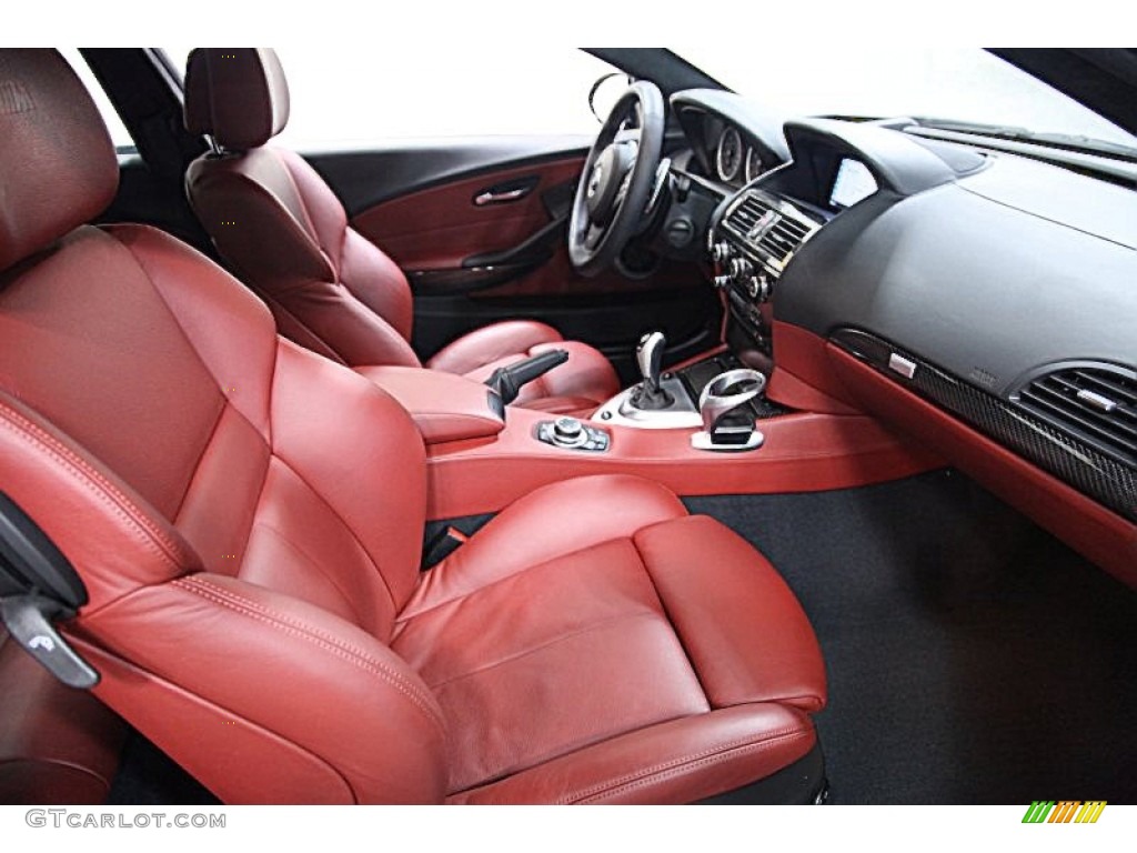 Indianapolis Red Full Merino Leather Interior 2009 BMW M6 Coupe Photo #54754396