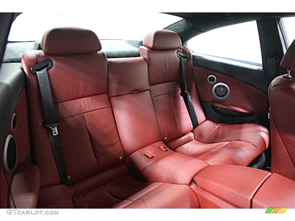Indianapolis Red Full Merino Leather Interior 2009 BMW M6 Coupe Photo #54754407