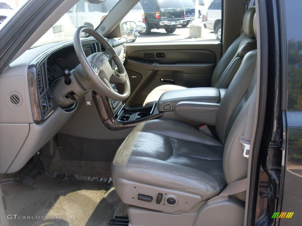 2003 Yukon Denali AWD - Carbon Metallic / Stone Gray photo #5