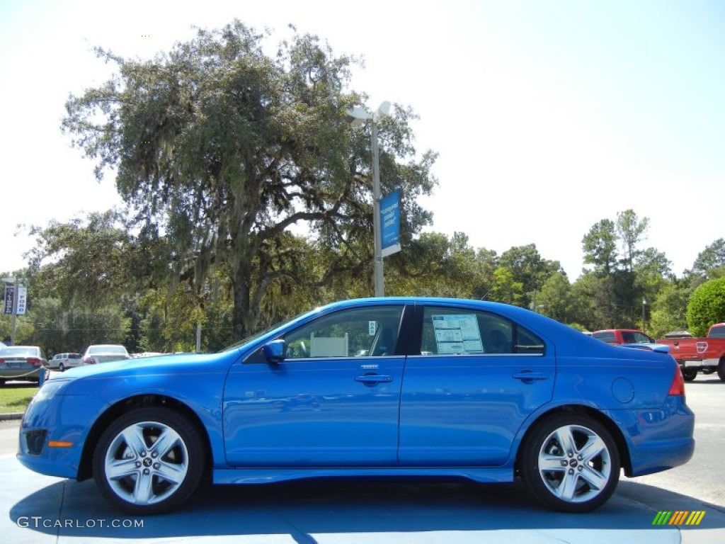 Blue Flame Metallic 2012 Ford Fusion Sport Exterior Photo #54756244