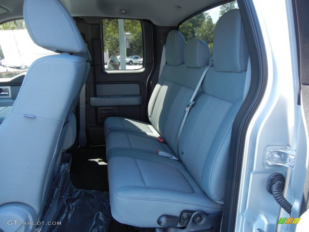 Steel Gray Interior 2011 Ford F150 XLT SuperCab Photo #54757200