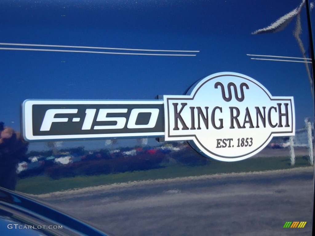2011 F150 King Ranch SuperCrew 4x4 - Dark Blue Pearl Metallic / Chaparral Leather photo #4