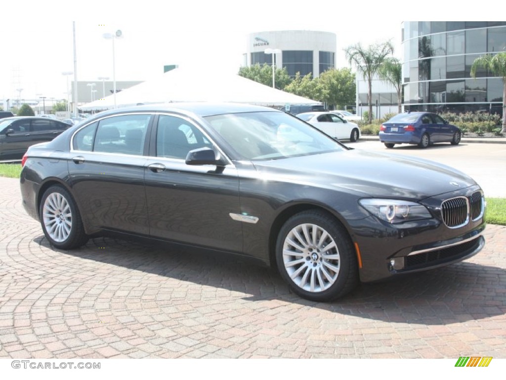 2012 7 Series 750Li Sedan - Dark Graphite Metallic / Black photo #4