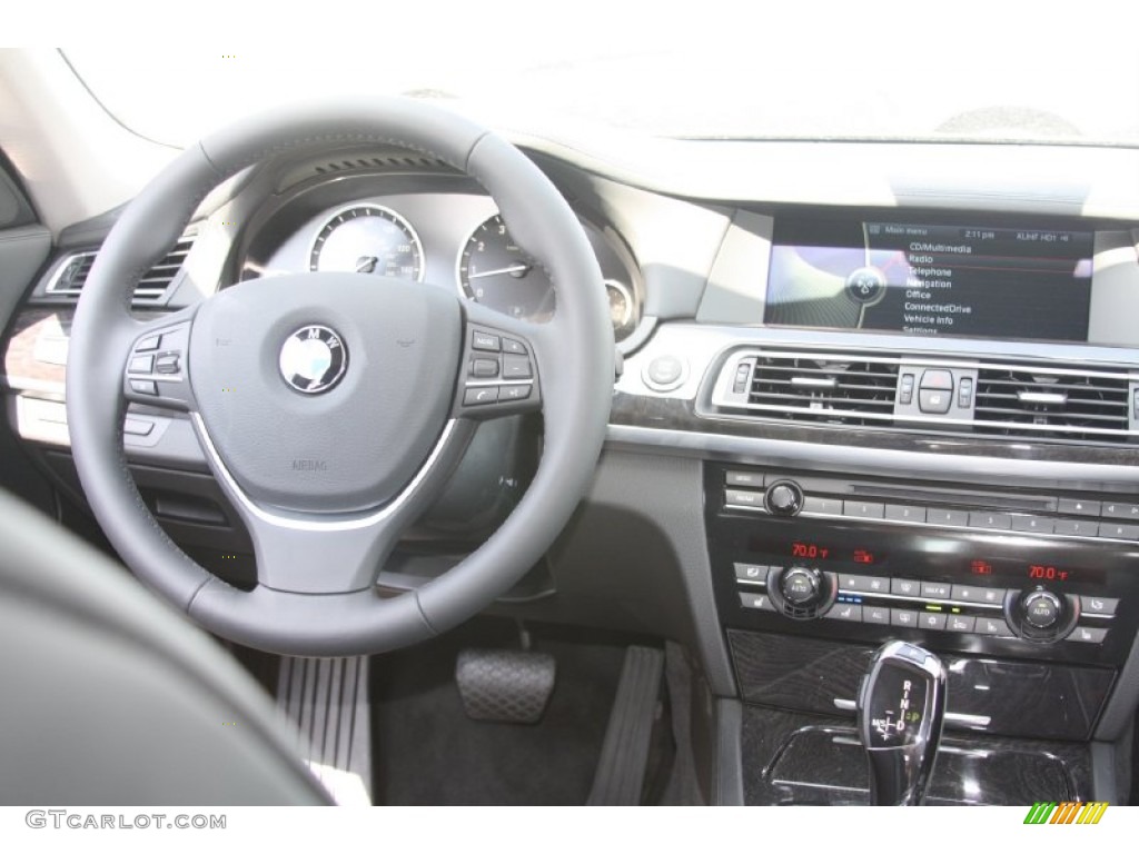 2012 7 Series 750Li Sedan - Dark Graphite Metallic / Black photo #26