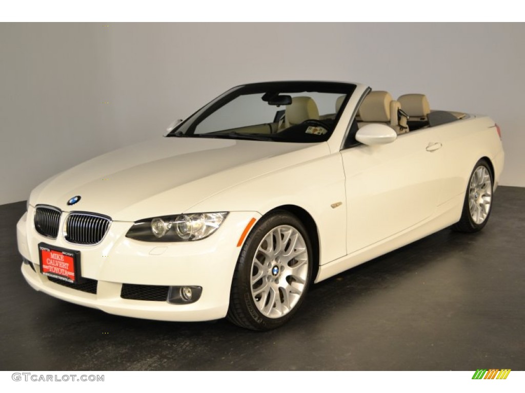 2008 3 Series 328i Convertible - Alpine White / Cream Beige photo #1