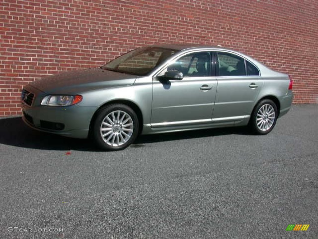 2008 S80 3.2 - Willow Green Metallic / Sandstone Beige photo #1