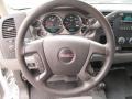 2009 GMC Sierra 3500HD Dark Titanium Interior Steering Wheel Photo