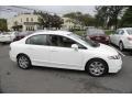 Taffeta White - Civic LX Sedan Photo No. 4