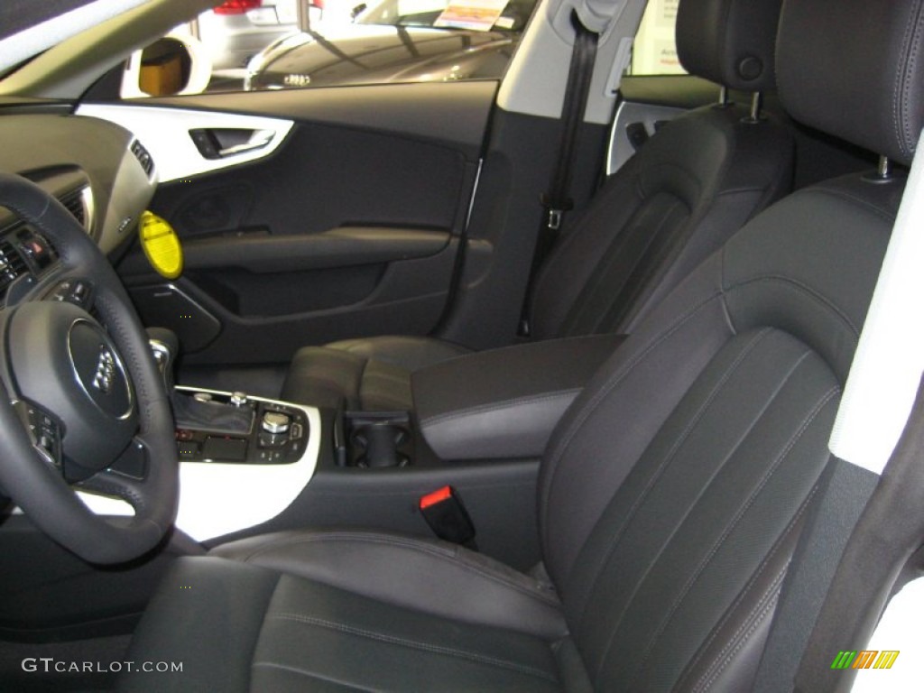 Black Interior 2012 Audi A7 3.0T quattro Premium Photo #54759387