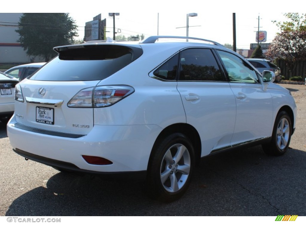 2010 RX 350 AWD - Starfire White Pearl / Parchment/Brown Walnut photo #3