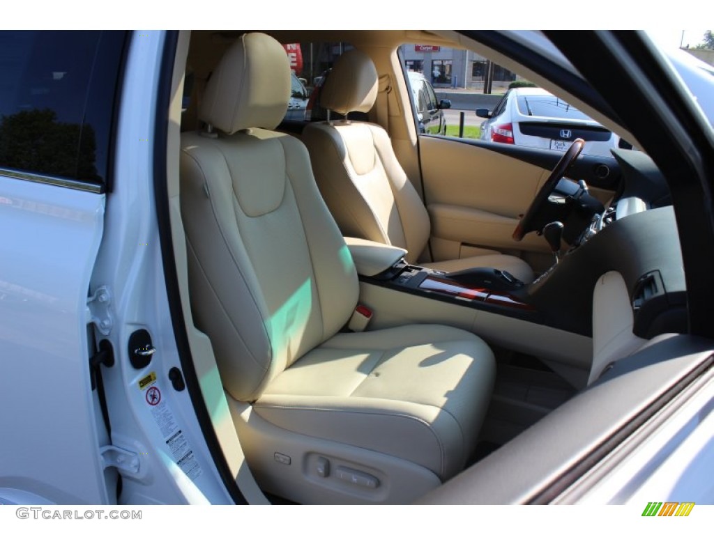 2010 RX 350 AWD - Starfire White Pearl / Parchment/Brown Walnut photo #28