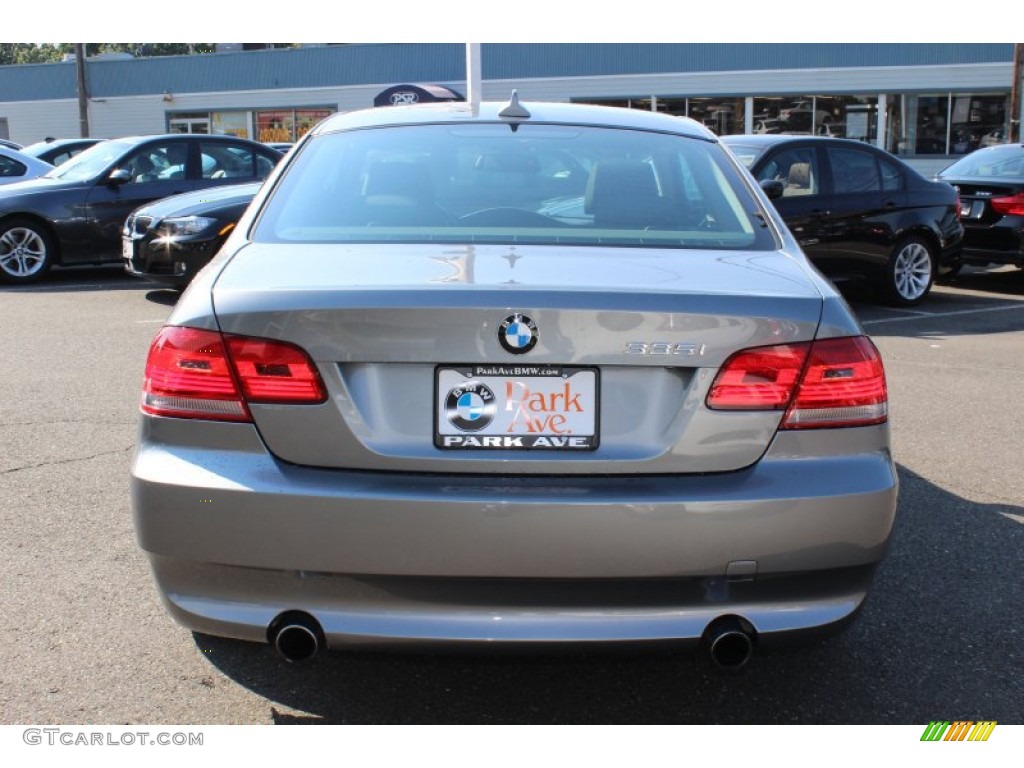 2009 3 Series 335xi Coupe - Space Grey Metallic / Black photo #6