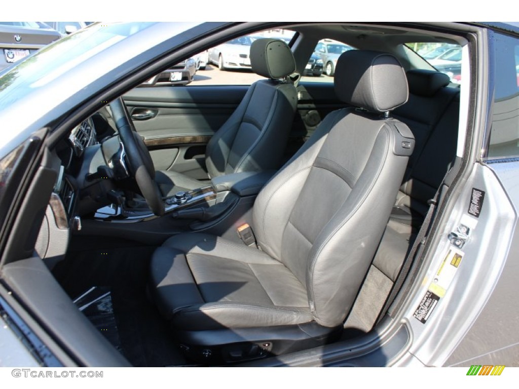 Black Interior 2009 BMW 3 Series 335xi Coupe Photo #54760728