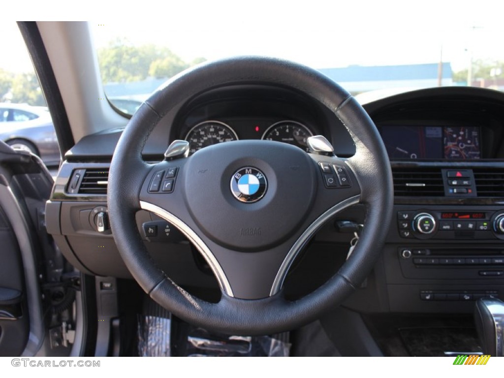 2009 3 Series 335xi Coupe - Space Grey Metallic / Black photo #14