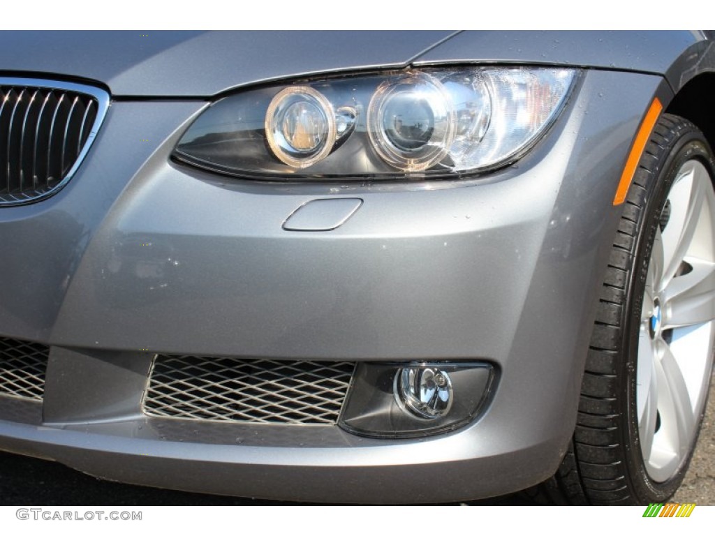 2009 3 Series 335xi Coupe - Space Grey Metallic / Black photo #29