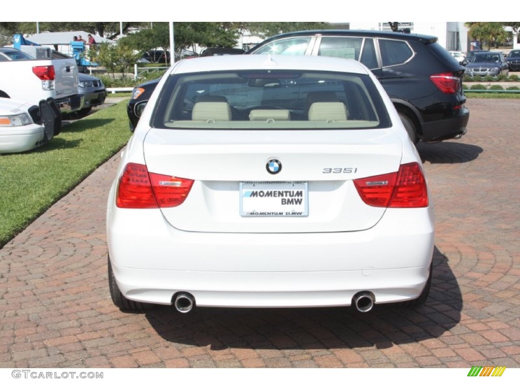 2011 3 Series 335i Sedan - Alpine White / Beige Dakota Leather photo #7