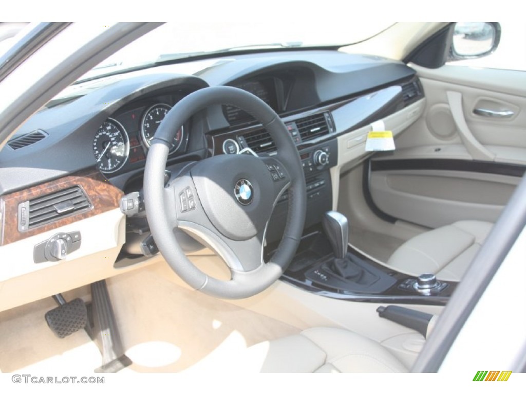 2011 3 Series 335i Sedan - Alpine White / Beige Dakota Leather photo #9