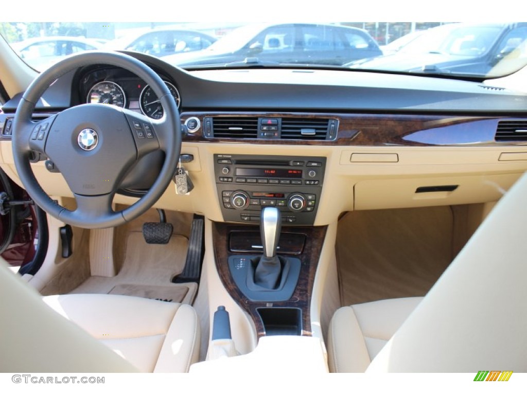 2008 3 Series 328i Sedan - Barbera Red Metallic / Beige photo #13