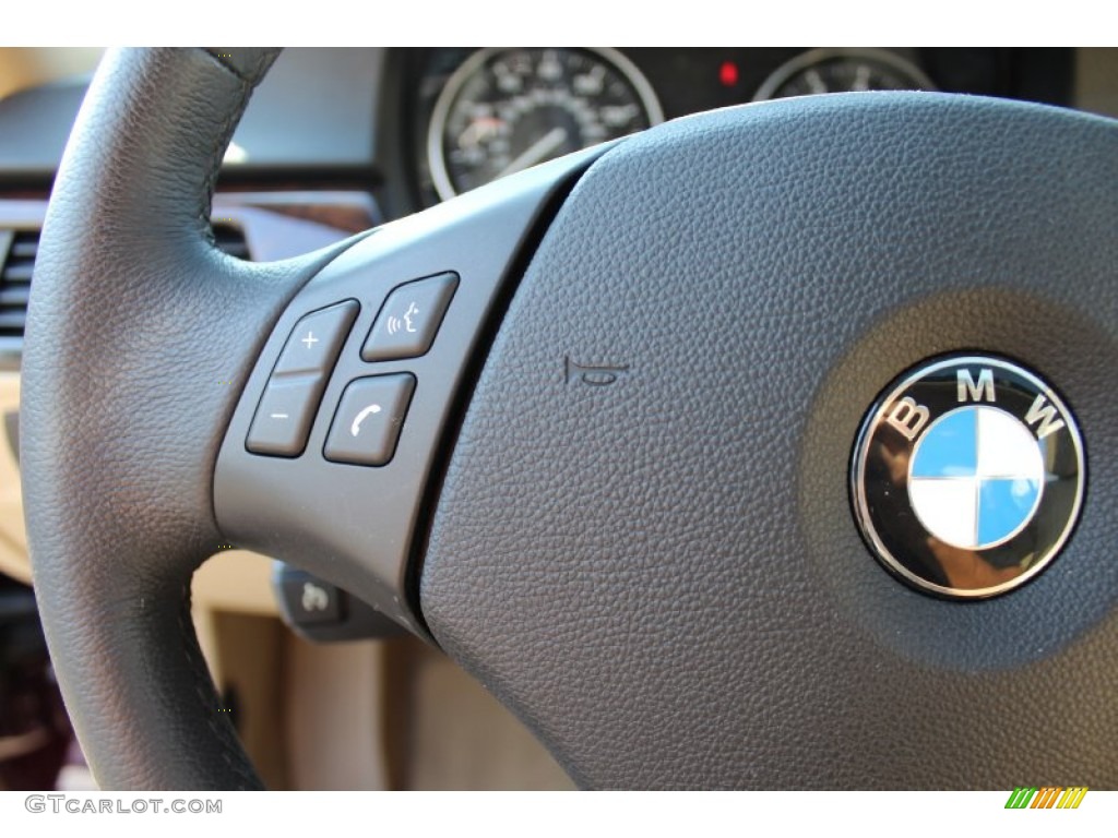 2008 3 Series 328i Sedan - Barbera Red Metallic / Beige photo #15