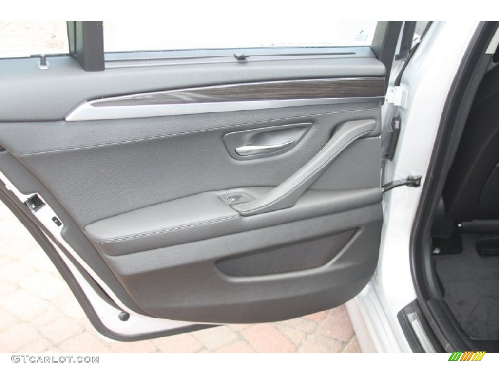 2011 5 Series 535i Sedan - Titanium Silver Metallic / Black photo #25
