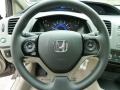 Beige Steering Wheel Photo for 2012 Honda Civic #54762690