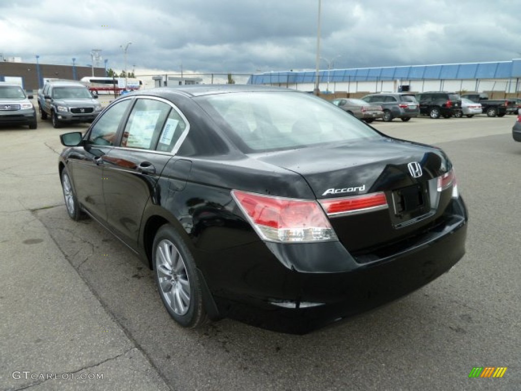 Crystal Black Pearl 2012 Honda Accord EX Sedan Exterior Photo #54762736