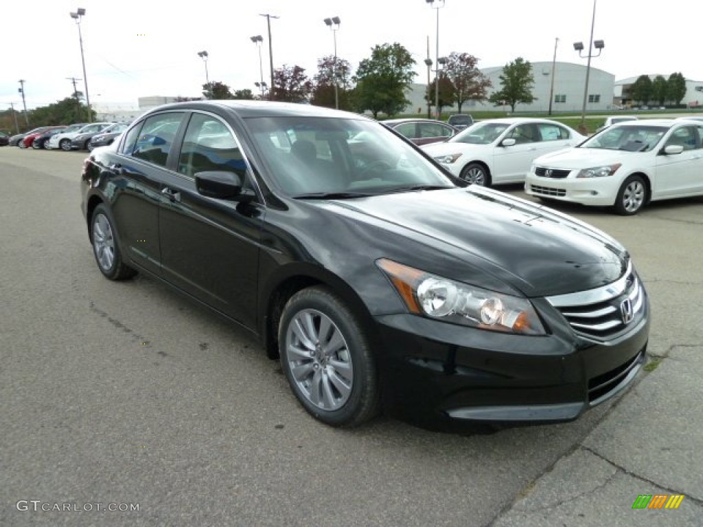 Crystal Black Pearl 2012 Honda Accord EX Sedan Exterior Photo #54762777