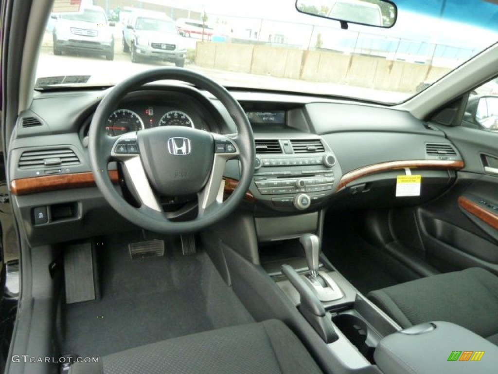 2012 Honda Accord EX Sedan Black Dashboard Photo #54762822