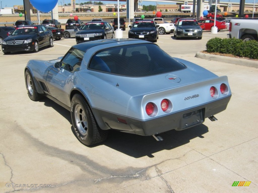Silver Blue 1982 Chevrolet Corvette Coupe Exterior Photo #54762957