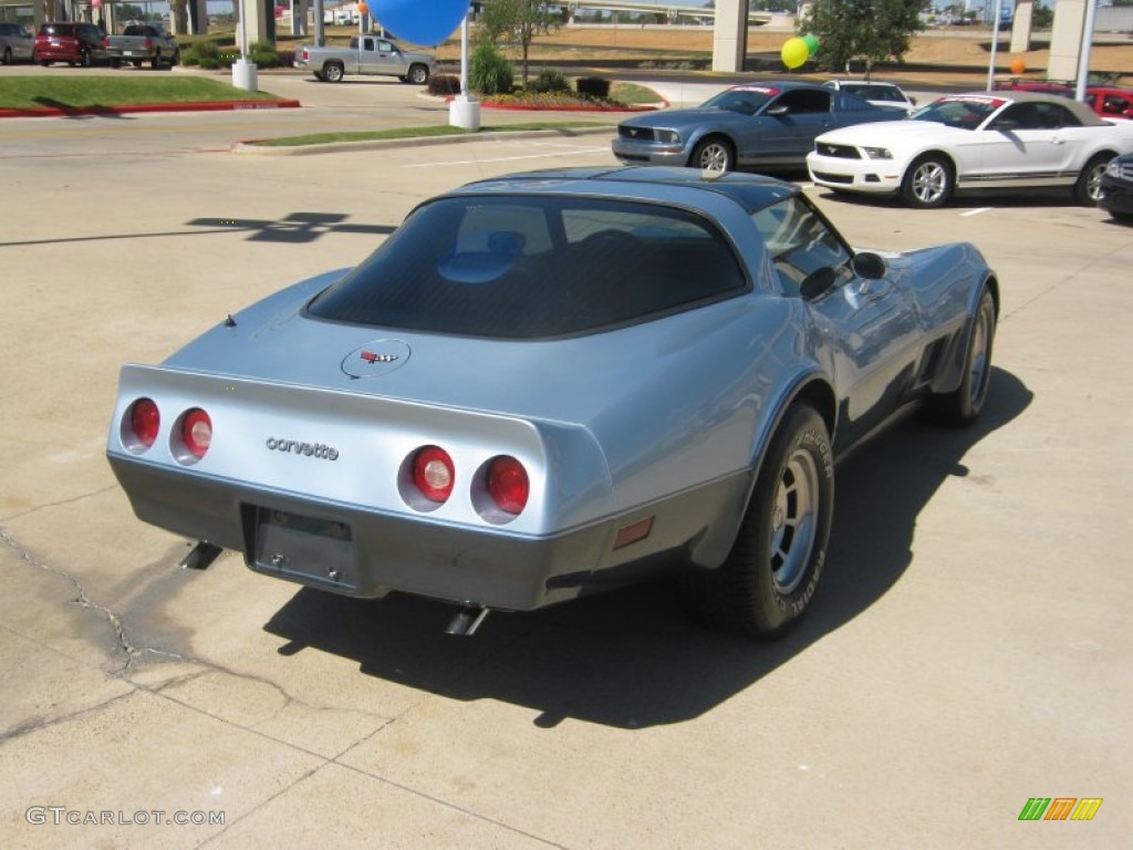 Silver Blue 1982 Chevrolet Corvette Coupe Exterior Photo #54762975