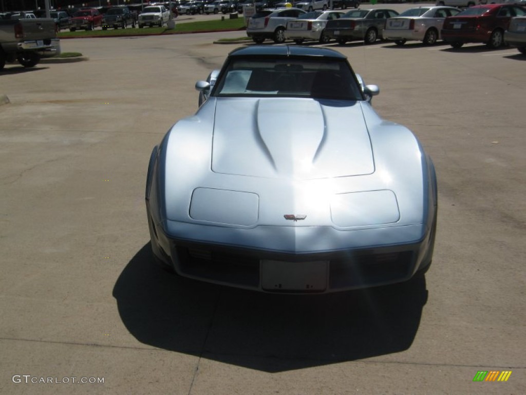 Silver Blue 1982 Chevrolet Corvette Coupe Exterior Photo #54763007