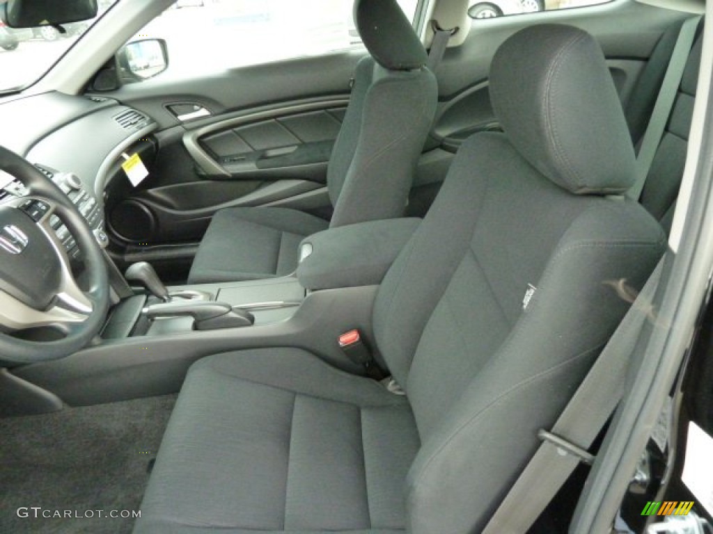 Black Interior 2012 Honda Accord LX-S Coupe Photo #54763140