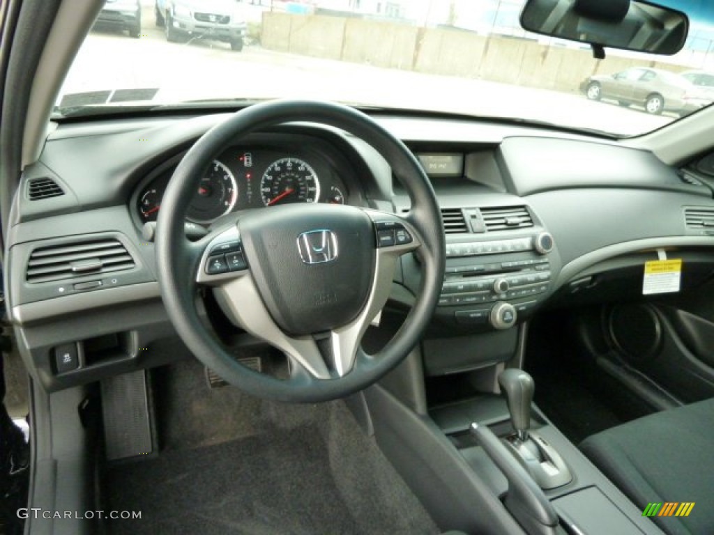 2012 Honda Accord LX-S Coupe Black Dashboard Photo #54763155